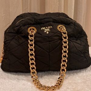 Prada Black Quilted Bag Authenticated by Poshmark